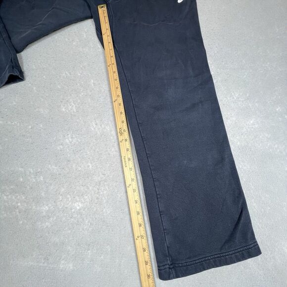 VTG Nike Sportswear Club Fleece Pants Men’s Size Large Blue Loose Fit W/ Pockets - Picture 6 of 13